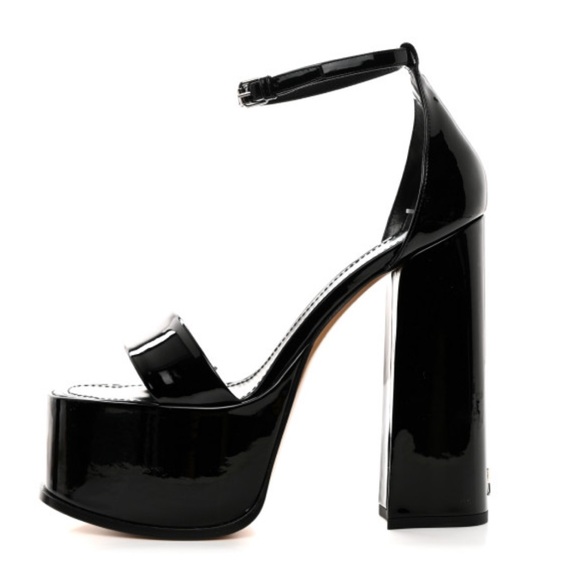 LV Style Platform Sandals LV high heels Patent Louis Vuitton style Fame - Picture 2 of 16